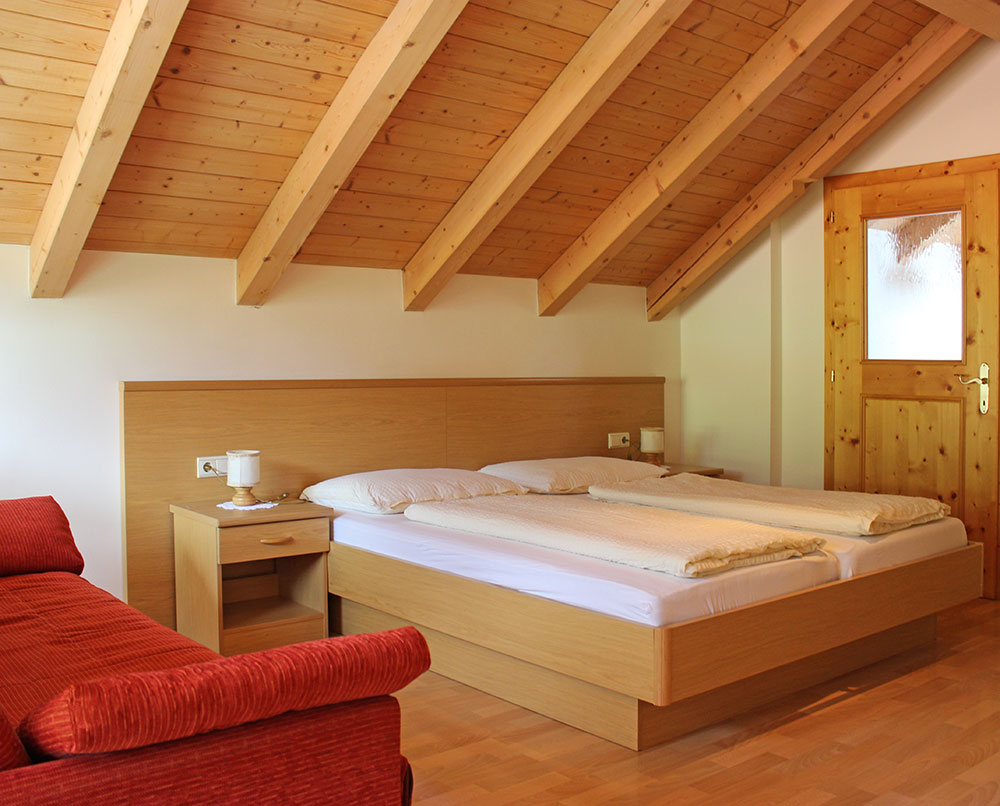 Mansarda - letto matrimoniale