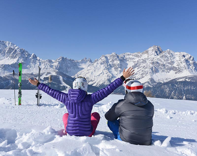 Skiverbindung Helm Rotwand